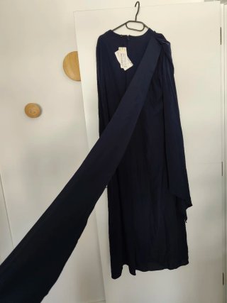Vestido fiesta azul talla 46