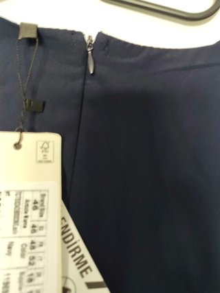 Vestido fiesta azul talla 46