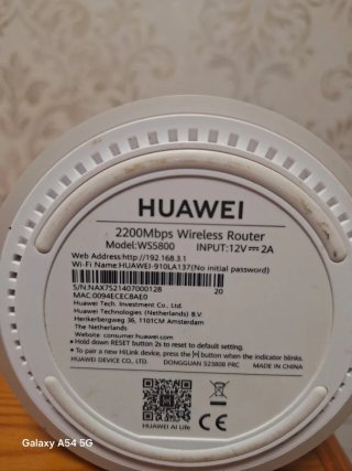 Router Wi-Fi Huawei WS580 NFC