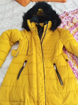 Abrigo amarillo FLY LUCURY talla L