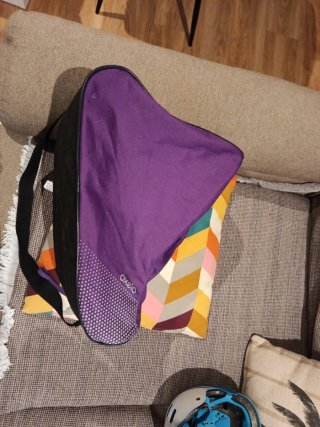 Bolsa para casco(55-58 cms)y protecciones patinaje