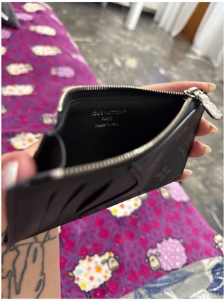 Porta carte Louis Vuitton nero