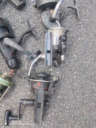 Lote 9 carretes pesca