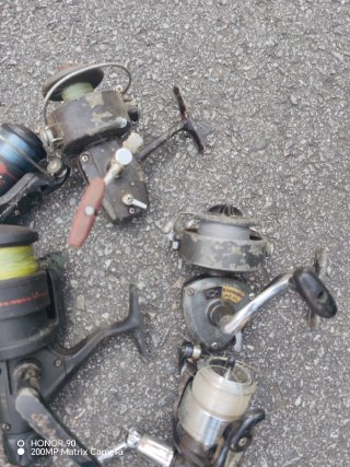 Lote 9 carretes pesca