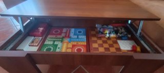 Mesa abatible de madera