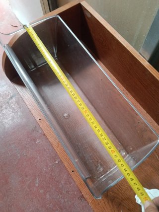 Cajón de nevera transparente