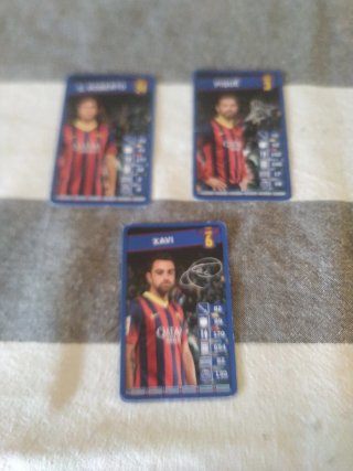 3 Cartas Fútbol FC Barcelona Firmadas