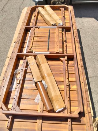 Mesa Jardín Extensible Tuscana Acacia 250-310 cm
