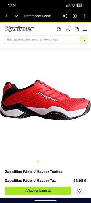 Zapatillas A ESTRENAR padel