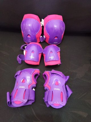 Patines niña rosa y morado talla 30-33