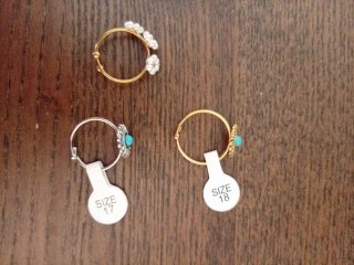 Anello regolabile sole con turchese