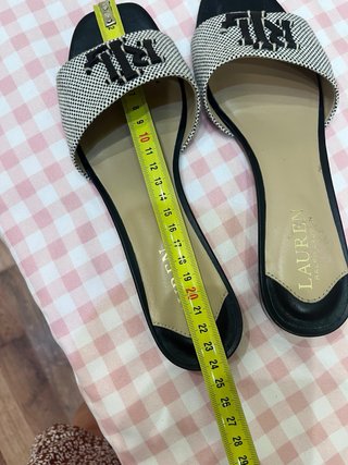 Sandalias Ralph Lauren RL Beige/Negro
