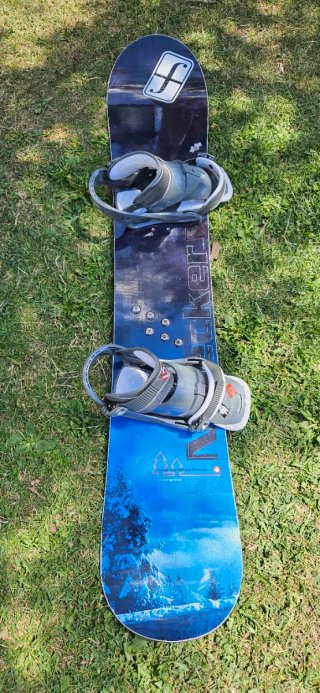 Tabla Snowboard Nideker con Fijaciones Nitro