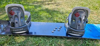 Tabla Snowboard Nideker con Fijaciones Nitro