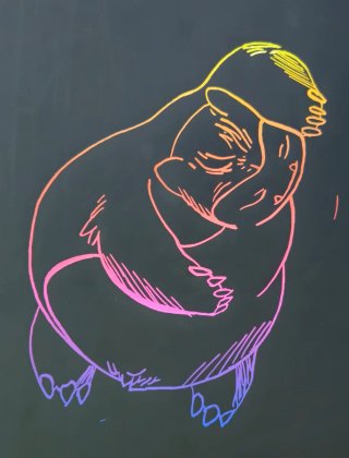 Dibujo Artístico Pokémon Arcoíris