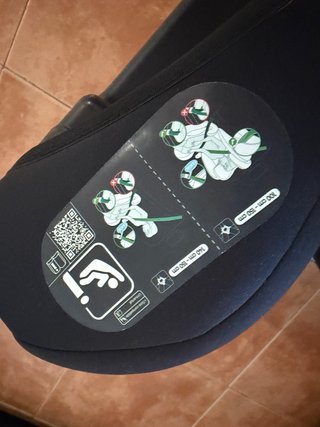 Silla de coche Kinderkraft negra