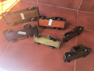 Colección Coches Madera Rústicos Vintage