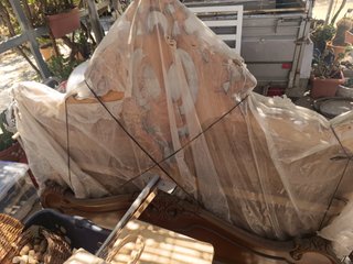 Cabecero Vintage Madera Tallada