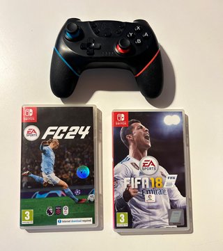 Lote 2 Juegos FIFA Switch + Mando Pro
