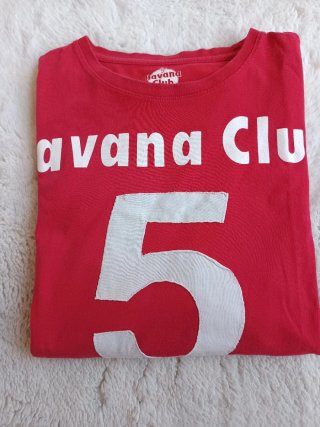 Camiseta Havana Club 5 Talla L Roja