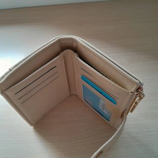 Monedero Mujer color beige