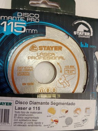 Disco Diamante Segmentado 115mm