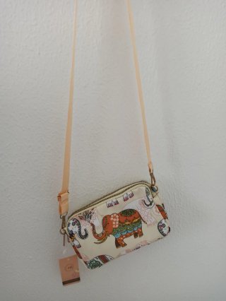 Bolso de mano/hombro elefantes 14x23