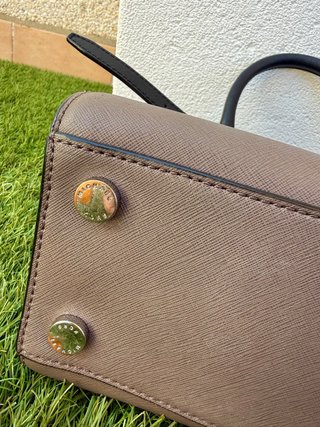 Bolso Michael Kors Beige y Gris