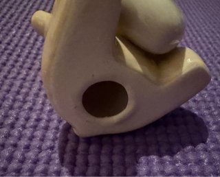 Orsetto ceramica Claraluna con cuore
