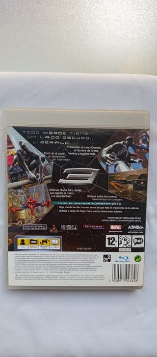 Spider-Man 3 PS3 PAL España – Completo – PERFCETO