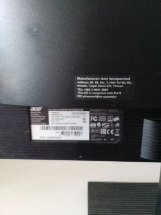 Monitor Acer V206HQL 20 Negro
