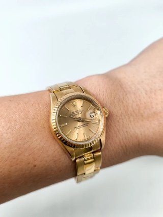 Rolex Señora Oyster Perpetual Datejust 18k Certifi