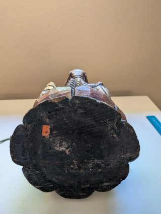 Figura Ganesha Madera Tallada 38 cm (Dios Hindú)