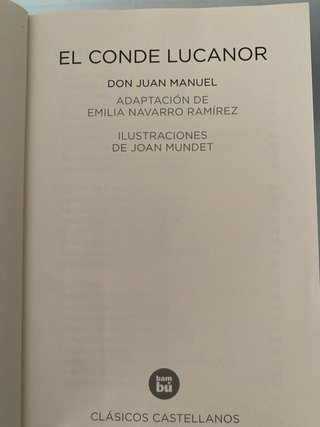 El Conde Lucanor