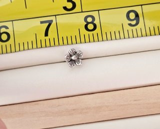 Pendientes Flor Plata