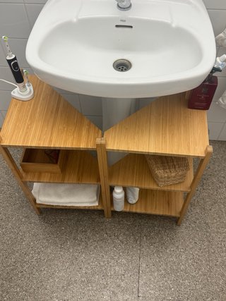 Estantería de esquina IKEA RÅGRUND bambú