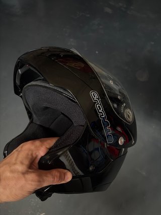 Casco de moto negro LAZER. Talla M 57-58 cm