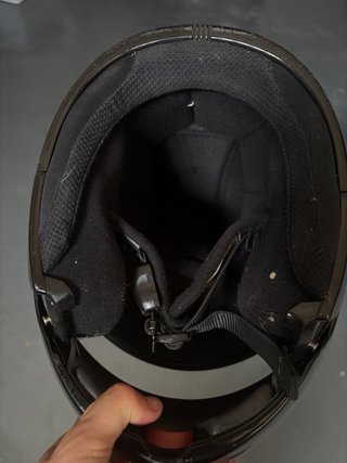 Casco de moto negro LAZER. Talla M 57-58 cm