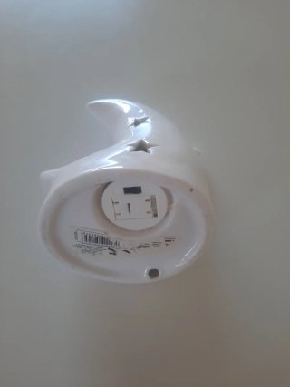 Soprammobile in ceramica bianco