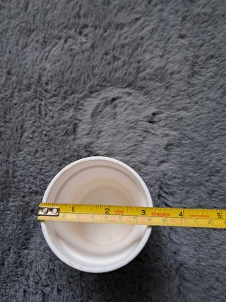 Piccolo Vaso in Ceramica Stile Maiolica