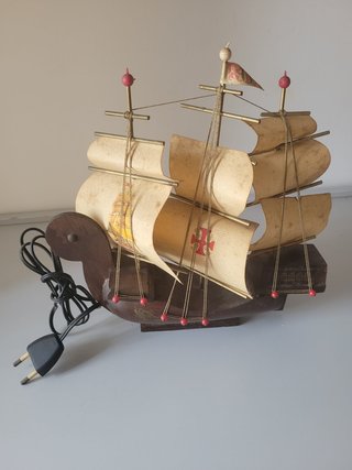 Lampada Veliero Antica Anni '50