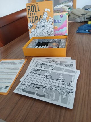 Roll to the Top! Juego de mesa [usada una vez]