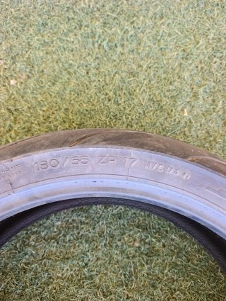 Cubierta de moto Michelin pilop power 180/55zp17