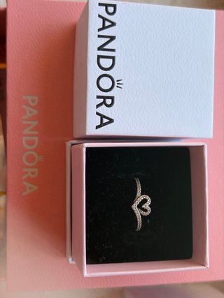 Anillo Pandora Corazón Plata 1ª Ley
