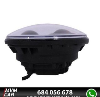 Faros delanteros Led Angel Eyes DRL Black para Jee