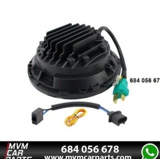 Faros delanteros Led Angel Eyes DRL Black para Jee
