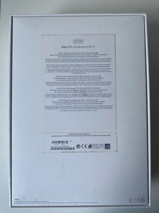 iPad 6ª Gen 32GB Wifi Blanco/Plata