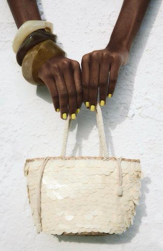 Bolsos de mano con abalorios