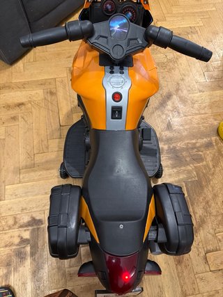 Moto Eléctrica Infantil 6V Naranja