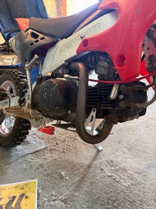 Pit Bike Orion 140cc Roja y Negra